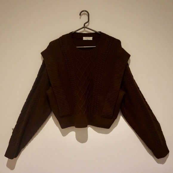 Babaton Seek Sweater Small Brown